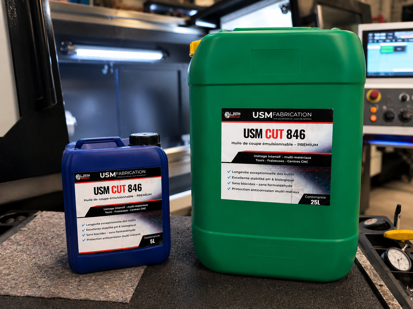 USM CUT 846 – Huile de coupe soluble haute performance USMfabrication