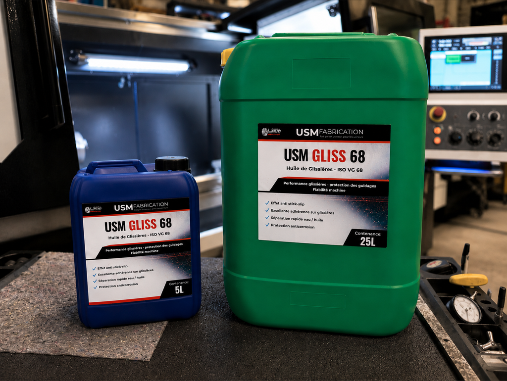 Huile de glissières ISO VG 68 - USM GLISS 68 - 5L / 25L USMfabrication