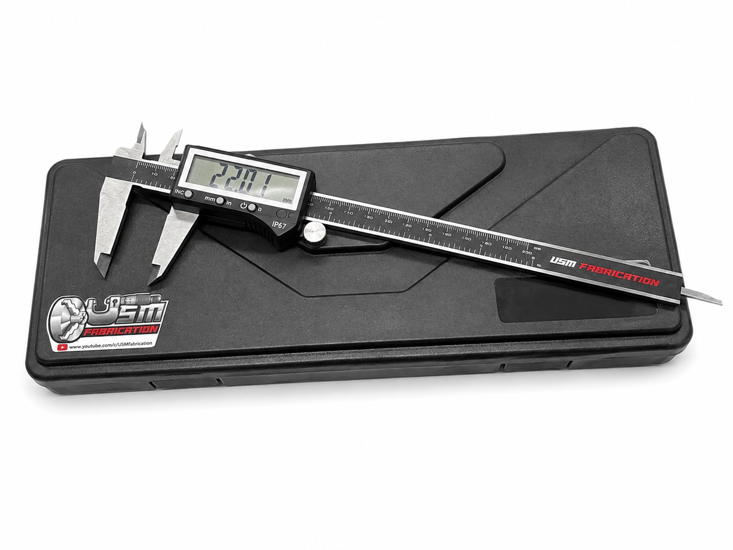 USM CAL 200™ – Pied à coulisse numérique IP67 grand écran, 0-200 mm, inox USMfabrication