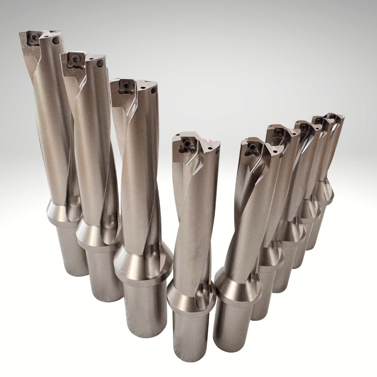 Foret à plaquettes 4xD – Plaquettes carbure SPMG interchangeables, Ø14 à Ø30 mm USMfabrication