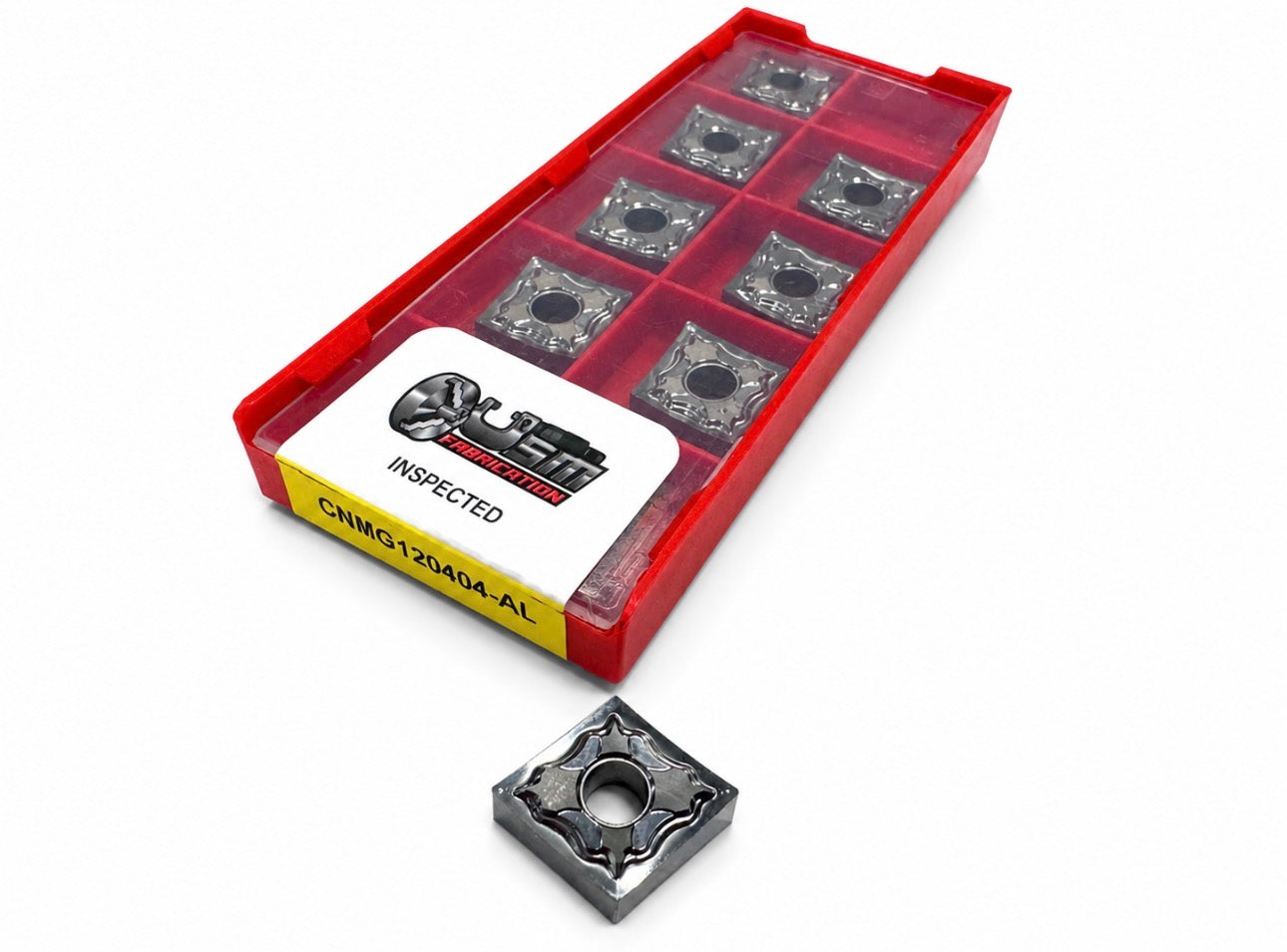 Plaquette CNMG carbure pour l'aluminium – Tournage extérieur, rayon 0,4 & 0,8 mm USMfabrication